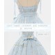 Urtto Lemon Sparkling Water Tiered Long JSK(Pre-Order/2 Colours/Full Payment Without Shipping)